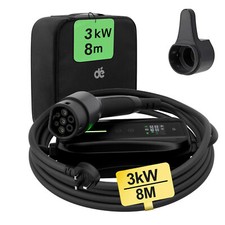 EV Home Charger Type 2 UK Plug 3 Pin 3kW EV Car Charger 13A for BMW i4 ix3 ix i7