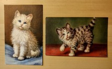 vintage postcards of cats  ARTIST SIGNED A. LAMPE