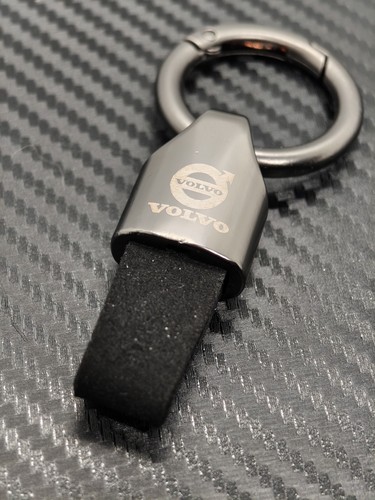 Volvo suede keyring - suede, c30
