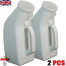 2 x Male Urinal Bottle 1200ml