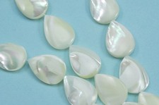 Mother of Pearl Beads for Jewellery Making Cream Ivory White Sea Shell