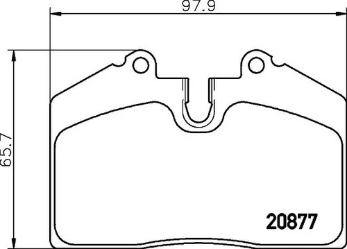 Brake pads 8db 355 - pads,