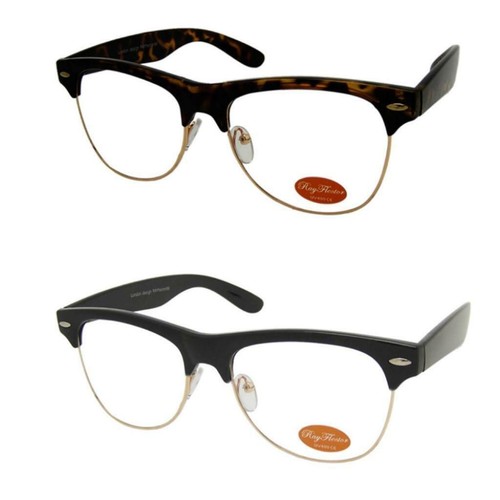 Vtg clear lens - lens, rimmed