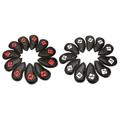 11pieces leather golf iron - 11pieces,