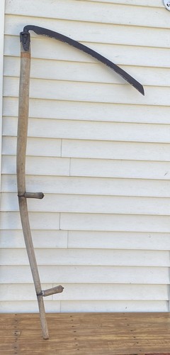 Vintage wooden handle hay - vintage,
