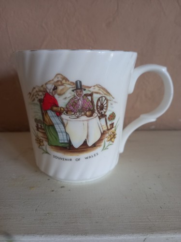 Vintage souvenir wales mug - souvenir, of