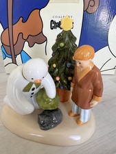 Coalport the snowman figurine - coalport,