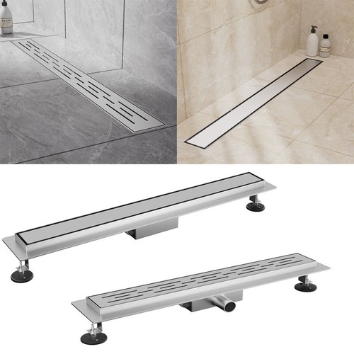 Stainless steel linear shower - stainless,