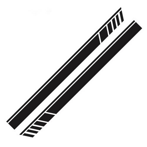 2pcs car body side decals - 2pcs,