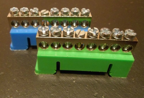 Din rail way - din, terminal