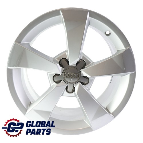 Audi silver alloy wheel - alloy,