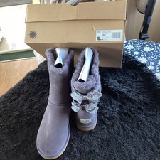 Genuine UGG Bailey Bow Velvet