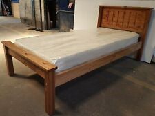 solid pine bed frame with extra strong bed slats