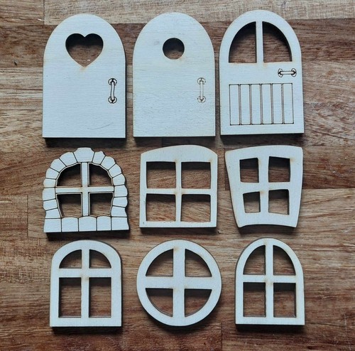 Pack ply wooden - 10, doors