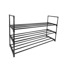 AMOS 3-Tier Metal Shoe Rack