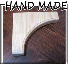 Eco Natural 30 mm thick Pine Wood Shelf Brackets Gallows  B2