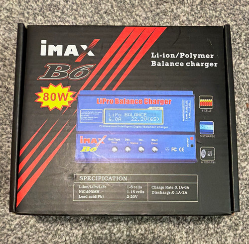 Imax 80w balance charger - b6,