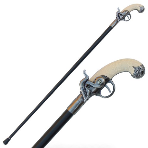 Flintlock antique gun handle - flintlock,