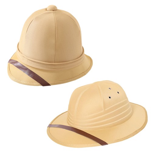 Explorer pith helmet - helmet, soldier