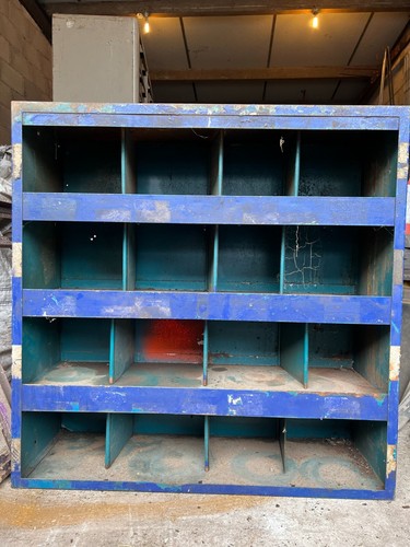 Vintage metal pigeon holes - vintage,