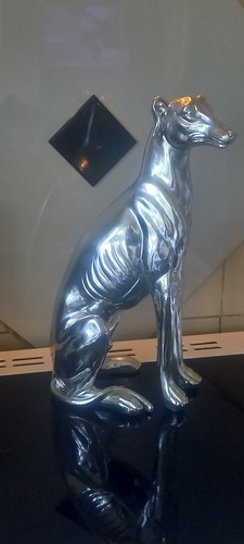 Greyhound dog statue - statue, figure