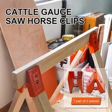 Cattle Gauge Saw Horse Clips Woodworking Table Mobile Bracket Fixing Clip