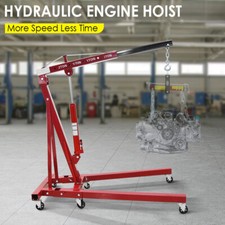 2 Ton Hydraulic Folding Engine Crane Stand Hoist Lift Jack Adjustable Position