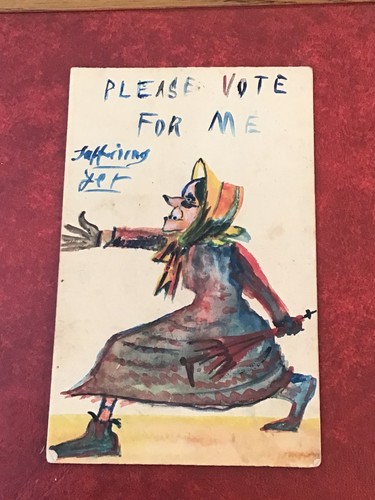 Early 1900s hand painted comic - 1900s,