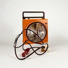 Vintage 1960s deco object "sun lamp", Philips Holland UNTESTED