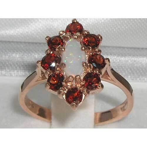 Solid 9ct rose - rose, gold