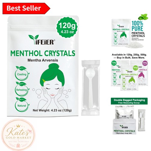 Pure menthol crystals 120g - pure,