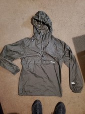 Peter Storm Dark Olive Green Men's Packable Cagoule Waterproof Size XS / Small