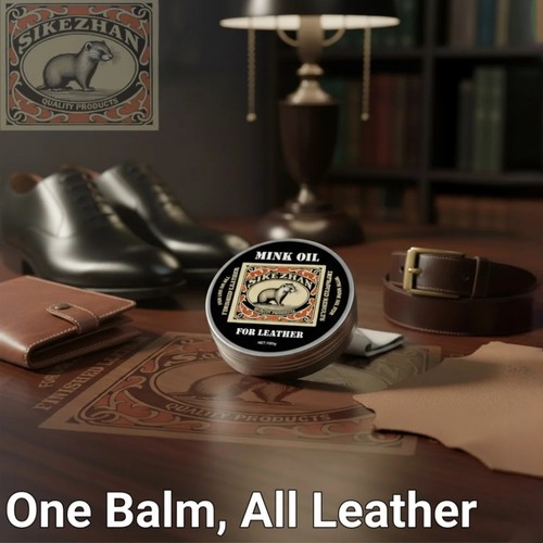 Mink oil leather care cream - mink,