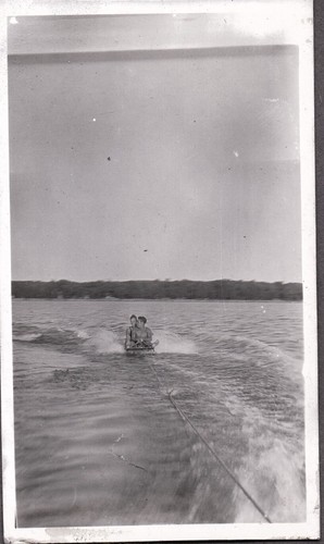 Vintage photograph boat water - photograph,