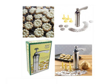BISCUIT MAKER SHAPER DECORATING With Assorted Accessories  COOKIE