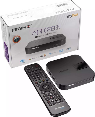 Amiko a14 green android iptv - green,