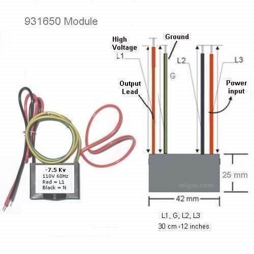 120v negative ion generator - 120v,