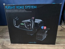 LOGITECH G SAITEK Pro Flight Yoke System - Throttle Quadrant & Clamps - COMPLETE