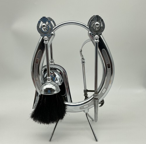 Vintage chrome horseshoe 4pc - vintage,