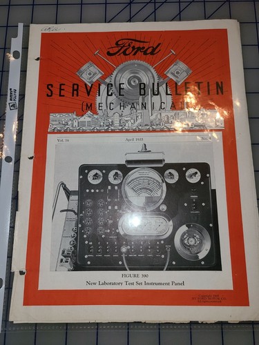 1935 ford service bulletin vol - ford,