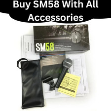 Shure SM58 LC Dynamic Vocal Microphone | Fast Dispatch | U.K Seller | Authentic
