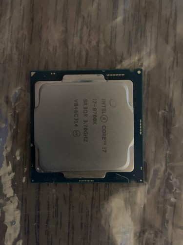 Intel core 8700k cpu - i7-8700k,