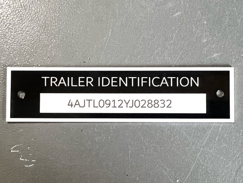 Trailer equipment frame tag - trailer,