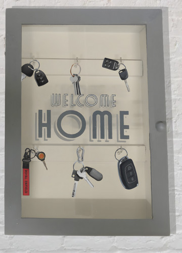 Welcome home wooden wall - welcome,