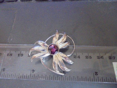 Sterling silver brooch - brooch, x1