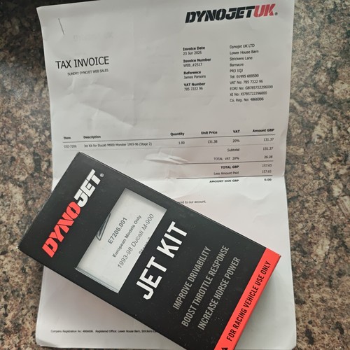 Dynojet ducati m900 - ducati, 1993-1998