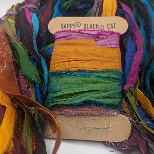 Recycled sari silk - , ribbon