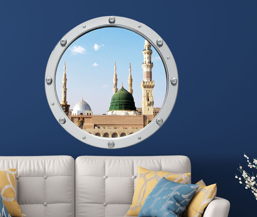 Prophet mosque porthole - prophet,