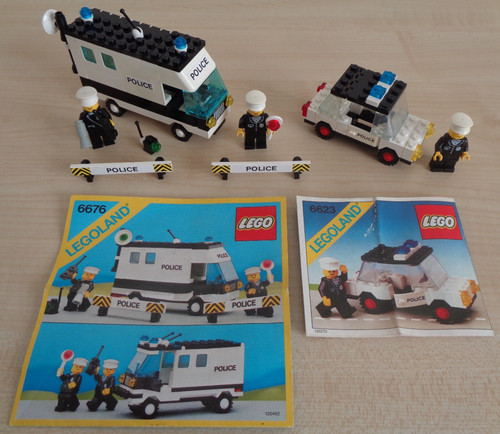 Lego town 6623 police car - lego, &