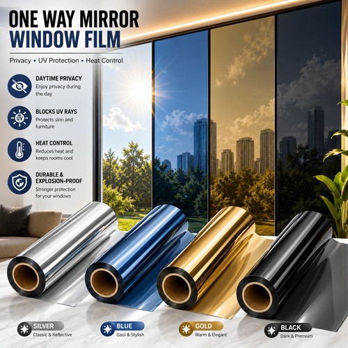 One way mirror - window, film